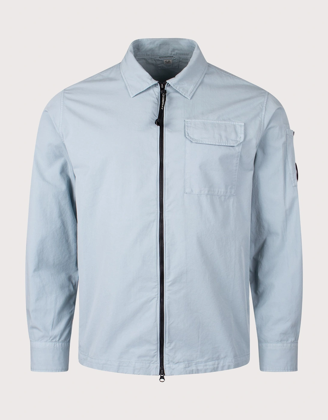 Gabardine Zipped Lens Overshirt