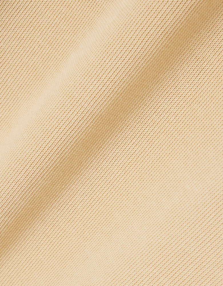 Zippered Stand-Up Collar Cotton Sweatshirt - Millet 8XF