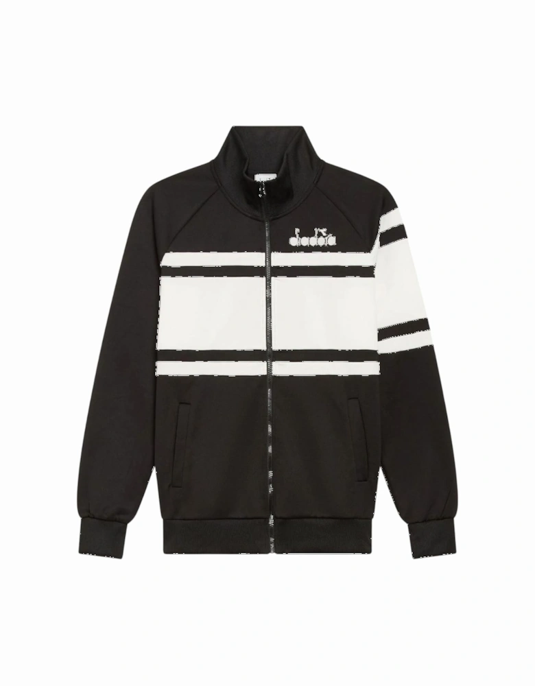 Optical White/Black 80s Track Jacket