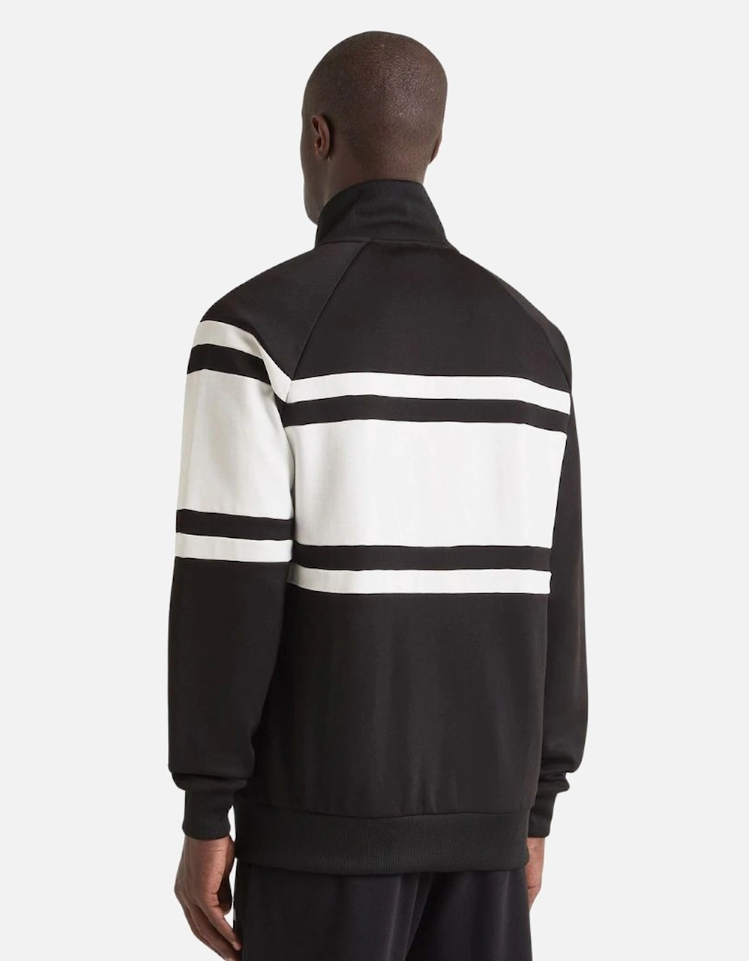 Optical White/Black 80s Track Jacket