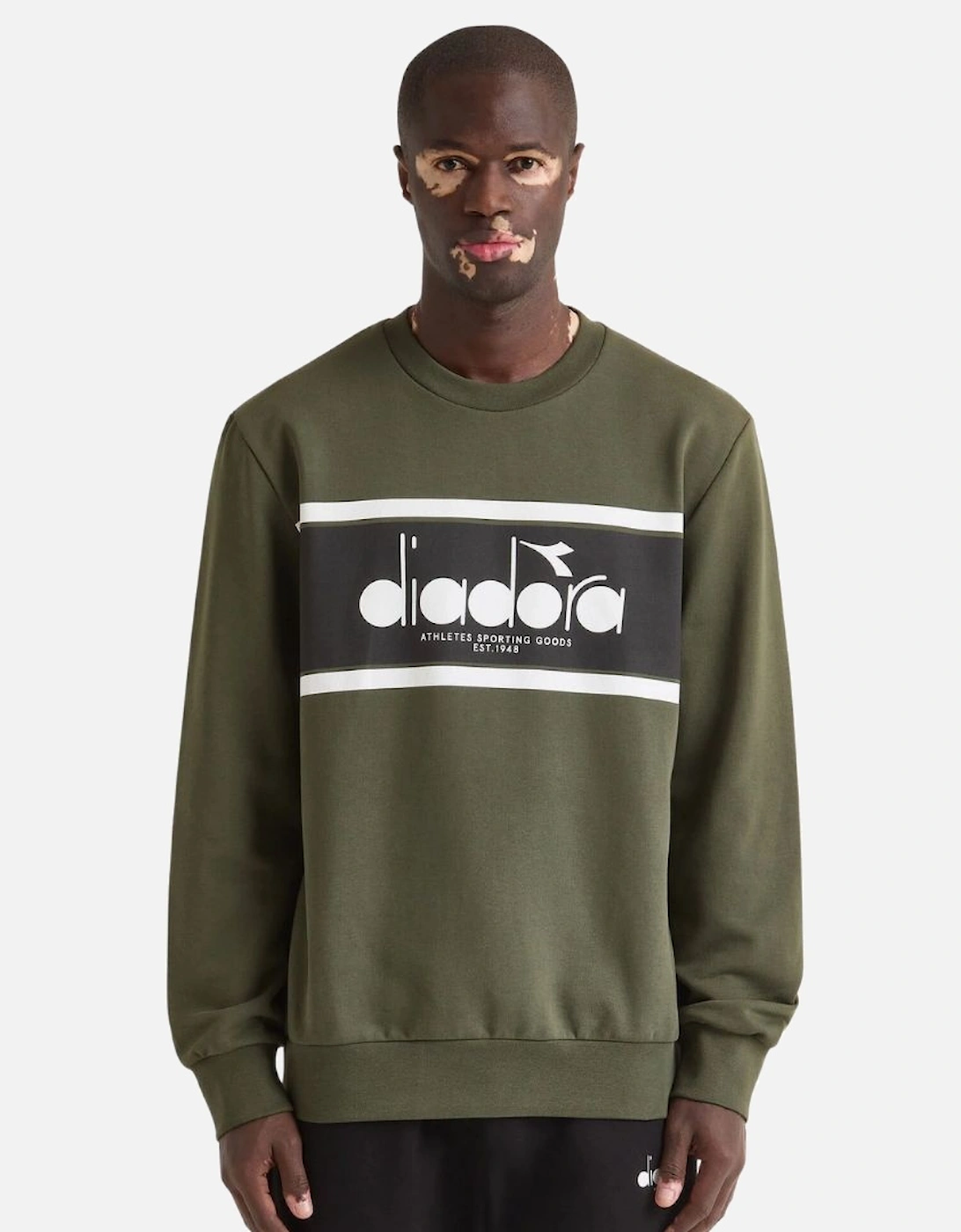 Green Rifle Crew Logo Sweatshirt