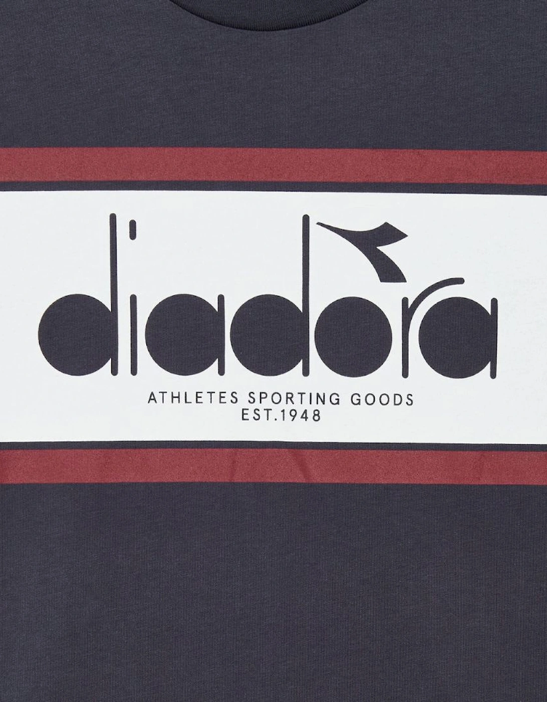 Blue Denim/Optical White SS Logo T-Shirt