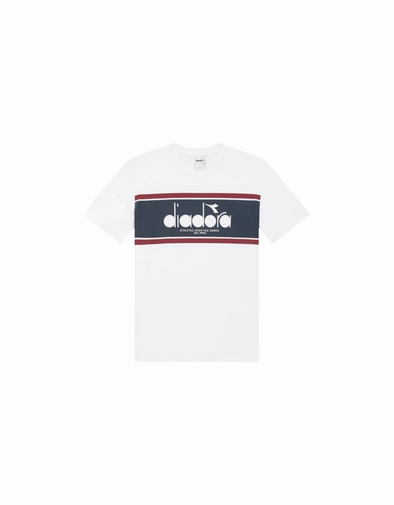 Super White/Empire Red SS Logo T-Shirt