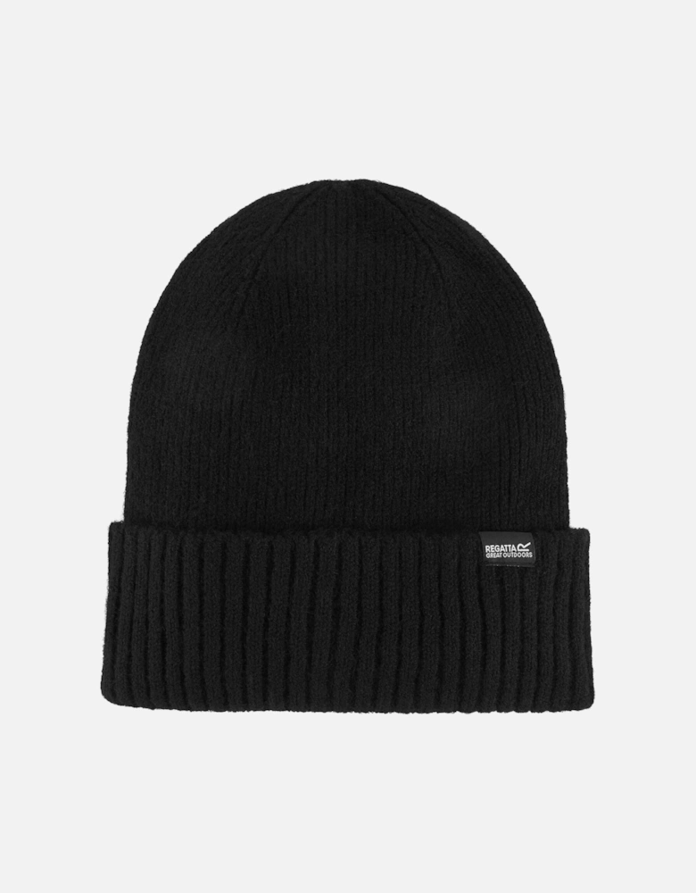 Womens Ribbed Basic Beanie