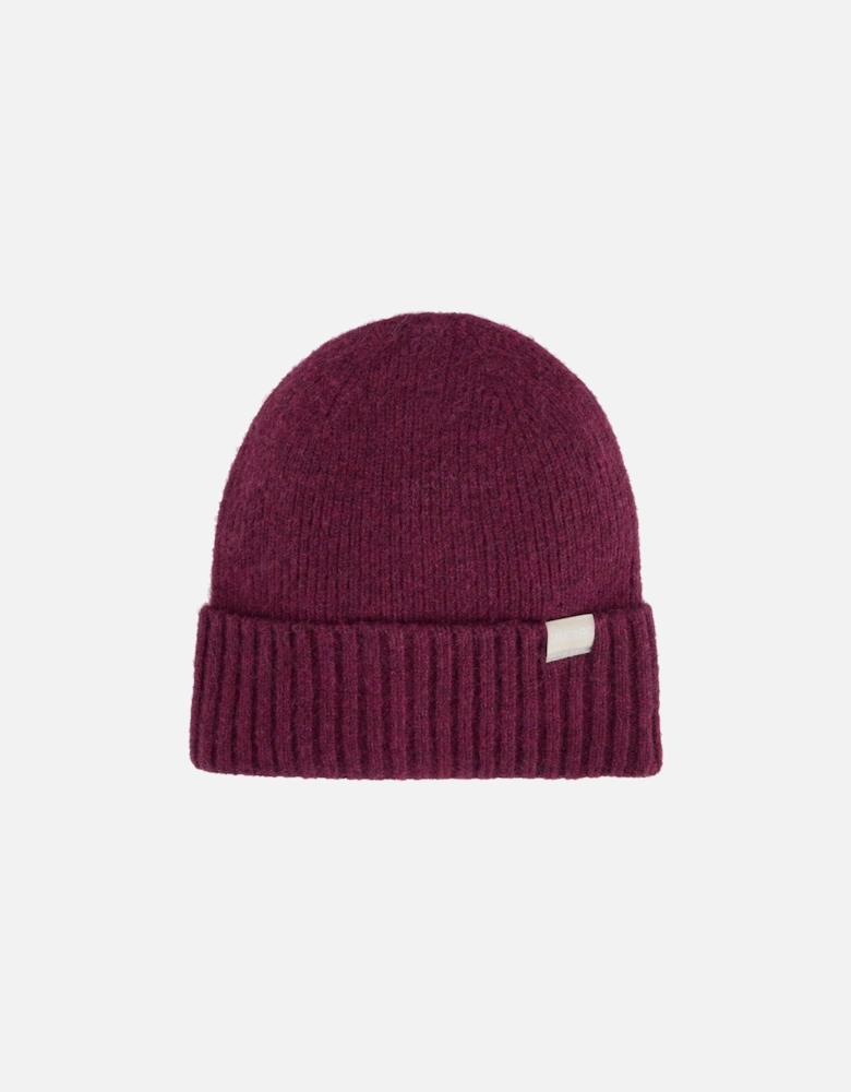 Womens Ribbed Basic Beanie