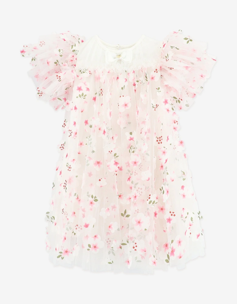 Angels Face Girls Marlowe Petal Tulle Dress in White
