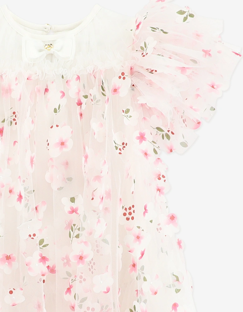 Angels Face Girls Marlowe Petal Tulle Dress in White