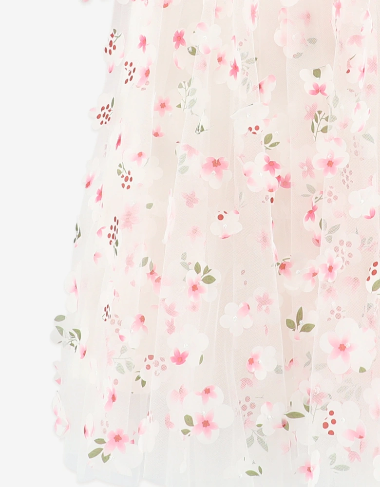 Angels Face Girls Marlowe Petal Tulle Dress in White