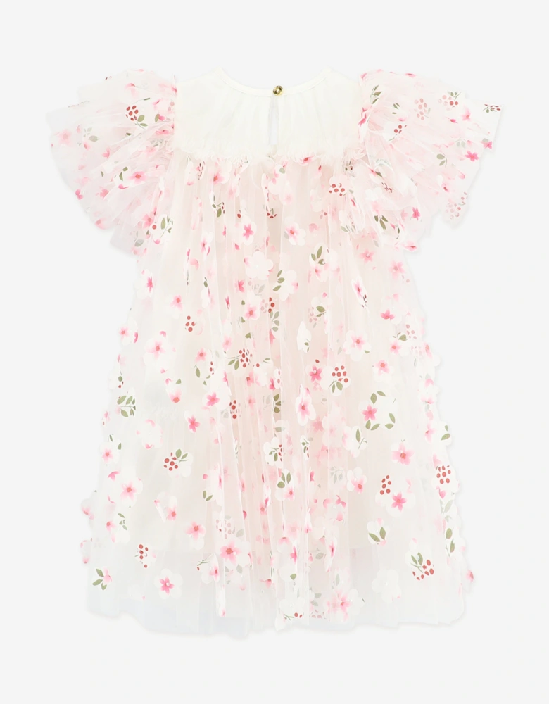 Angels Face Girls Marlowe Petal Tulle Dress in White