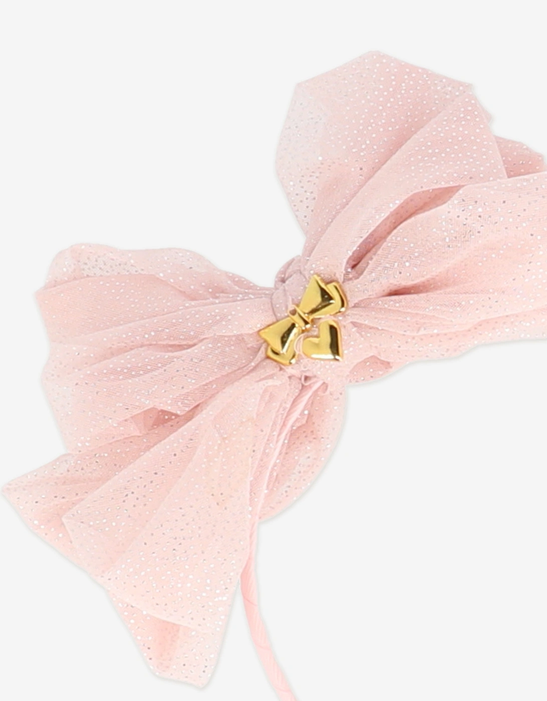 Angels Face Girls Gladys Sparkle Tulle Headband in Pink