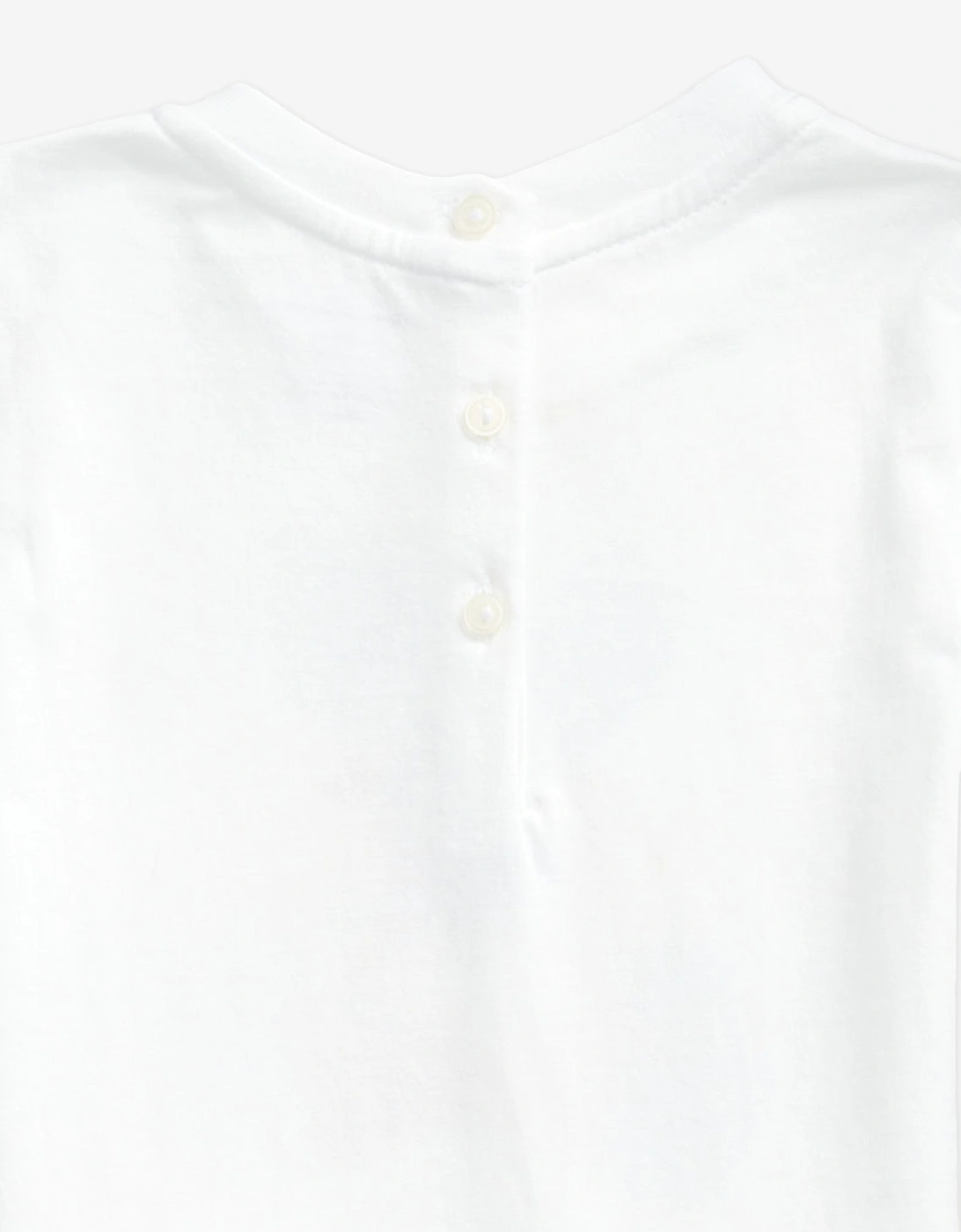 Baby Girls Bear T-Shirt in White