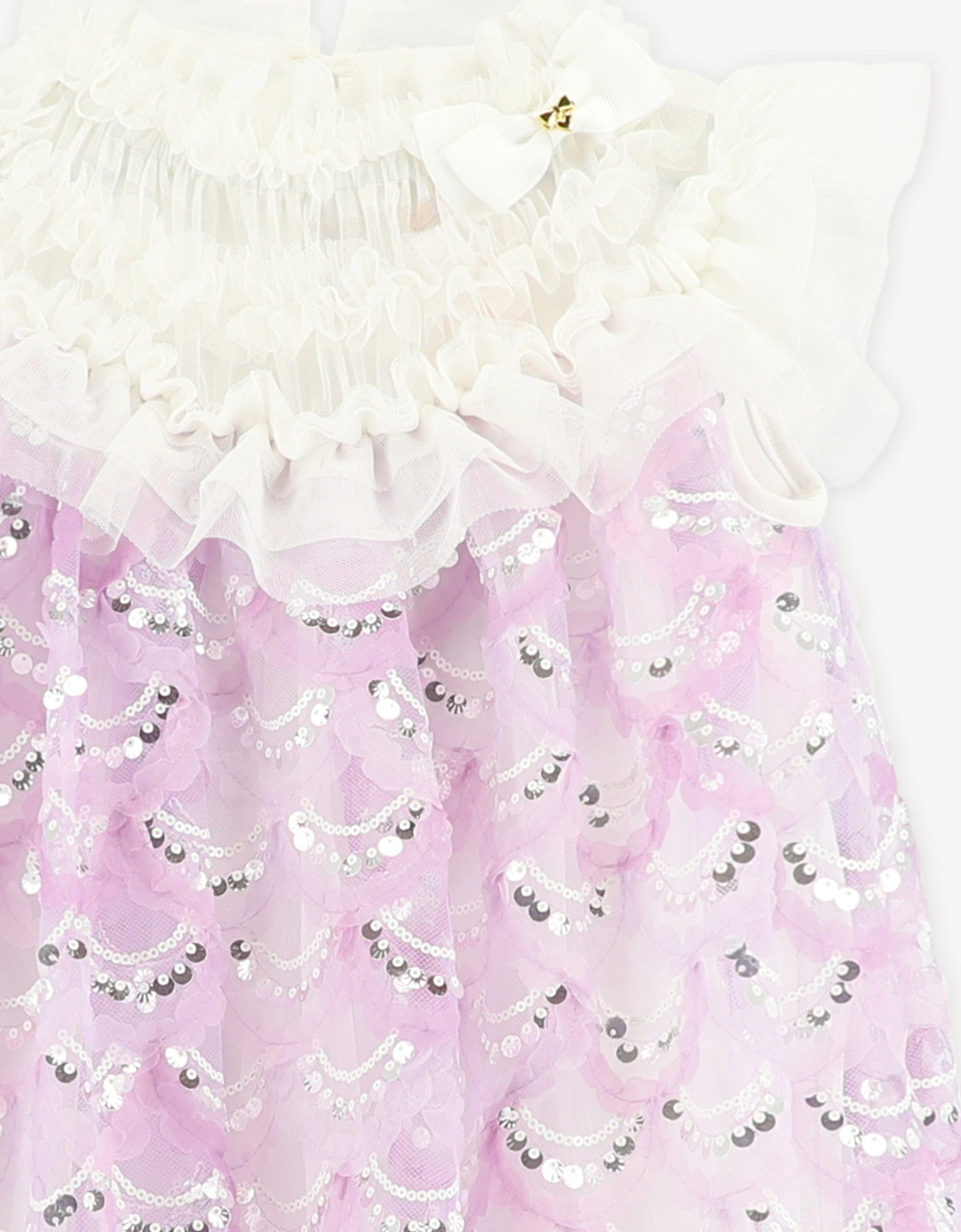 Angels Face Girls Dominique Sequin Dress in Purple