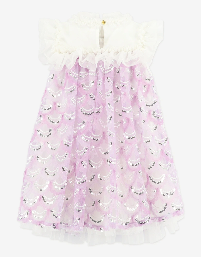 Angels Face Girls Dominique Sequin Dress in Purple