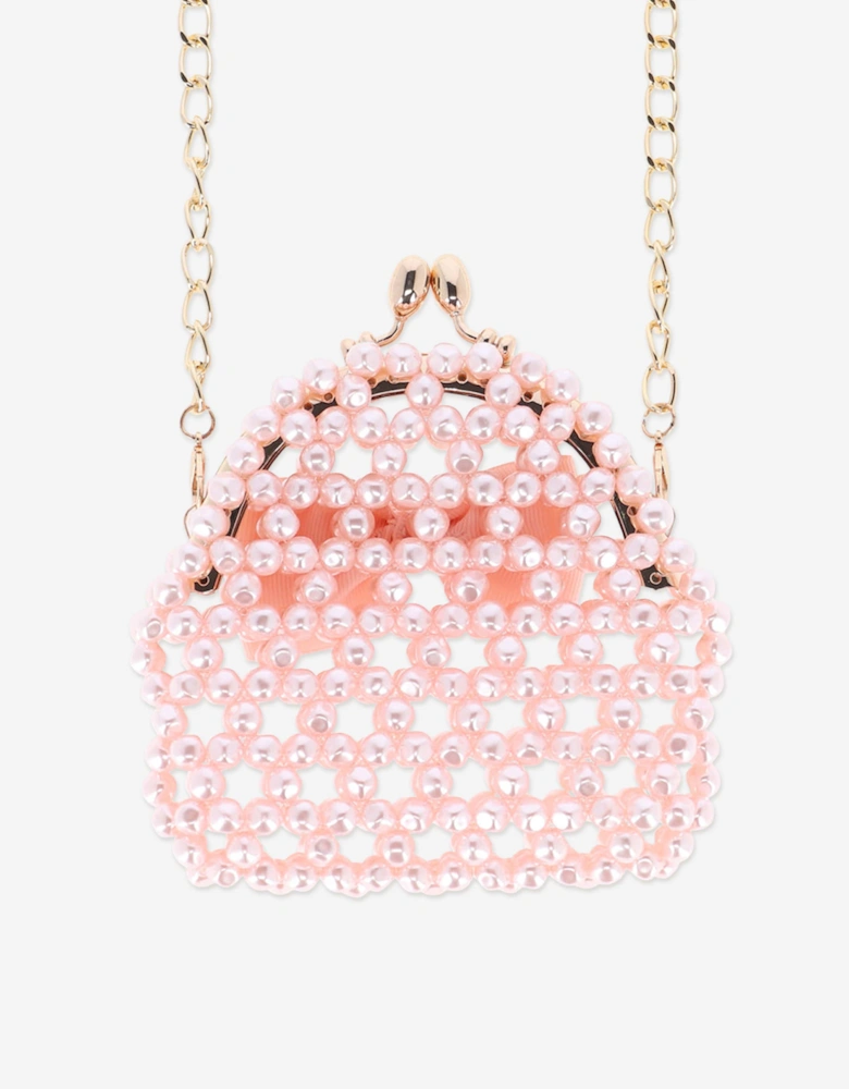Angels Face Girls Sweetie Pearl Bag in Pink (11cm)