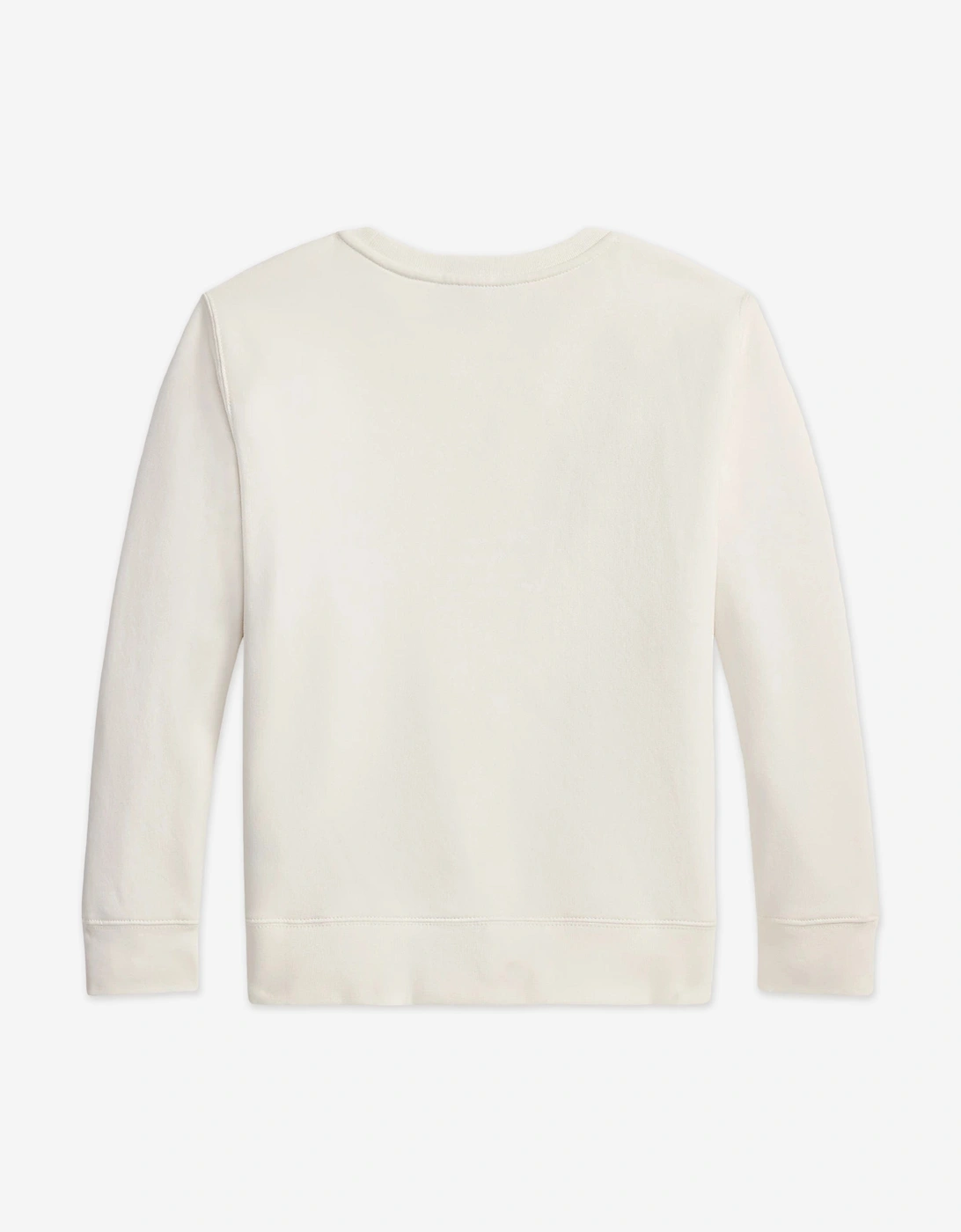 Boys Polo Bear Sweatshirt in White