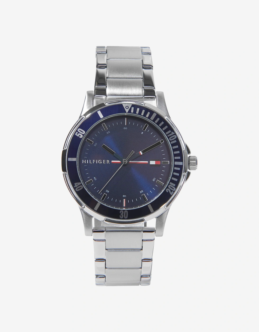 Tommy Hilfiger Boy's Tommy Hilfiger Boys Metal Strap Watch in Silver (34mm)