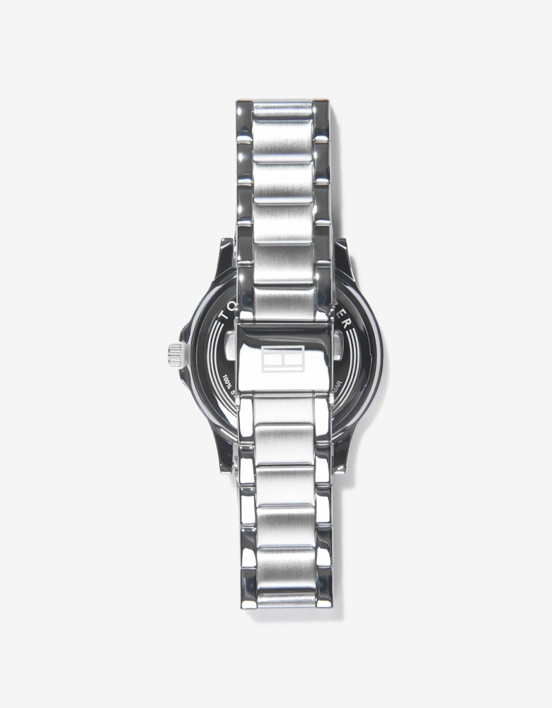 Boys Metal Strap Watch in Silver (34mm)