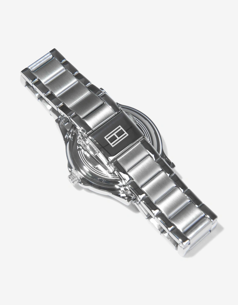 Boys Metal Strap Watch in Silver (34mm)