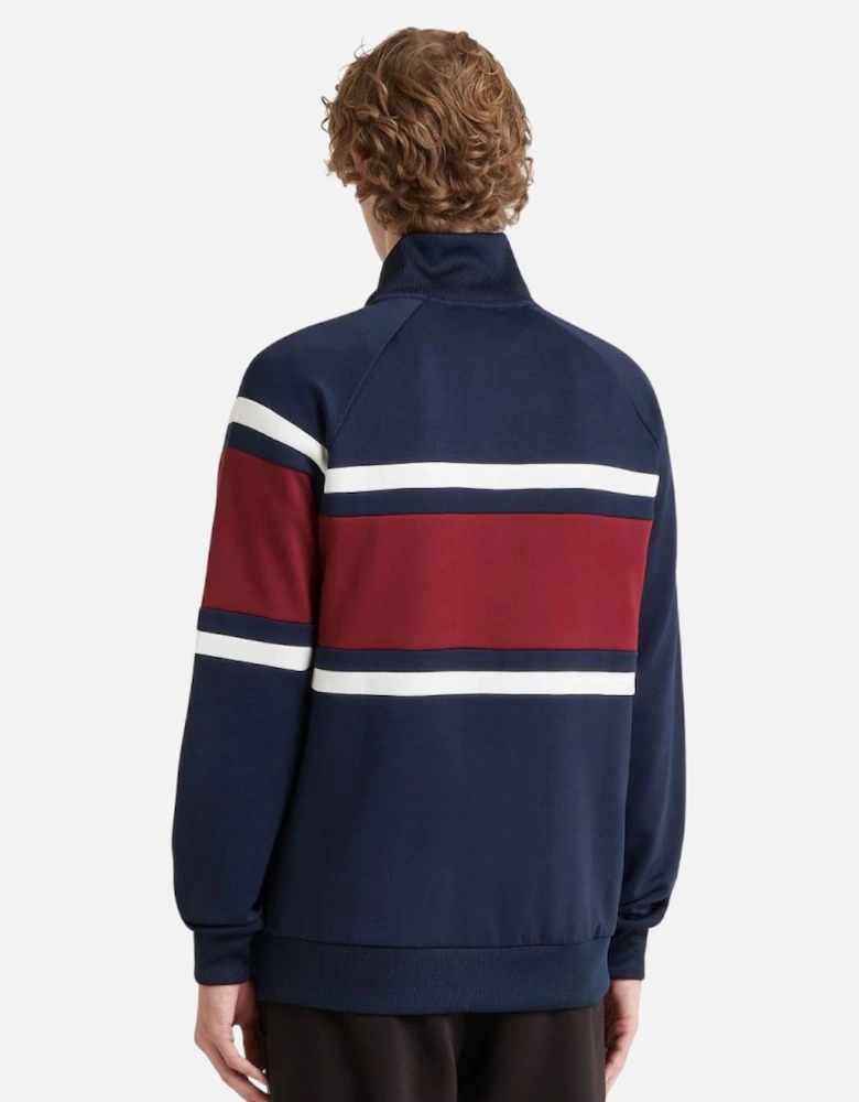 Blue Denim/Optical White 80s Track Jacket