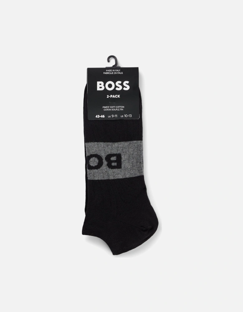 2 Pack of Logo Ankle Socks