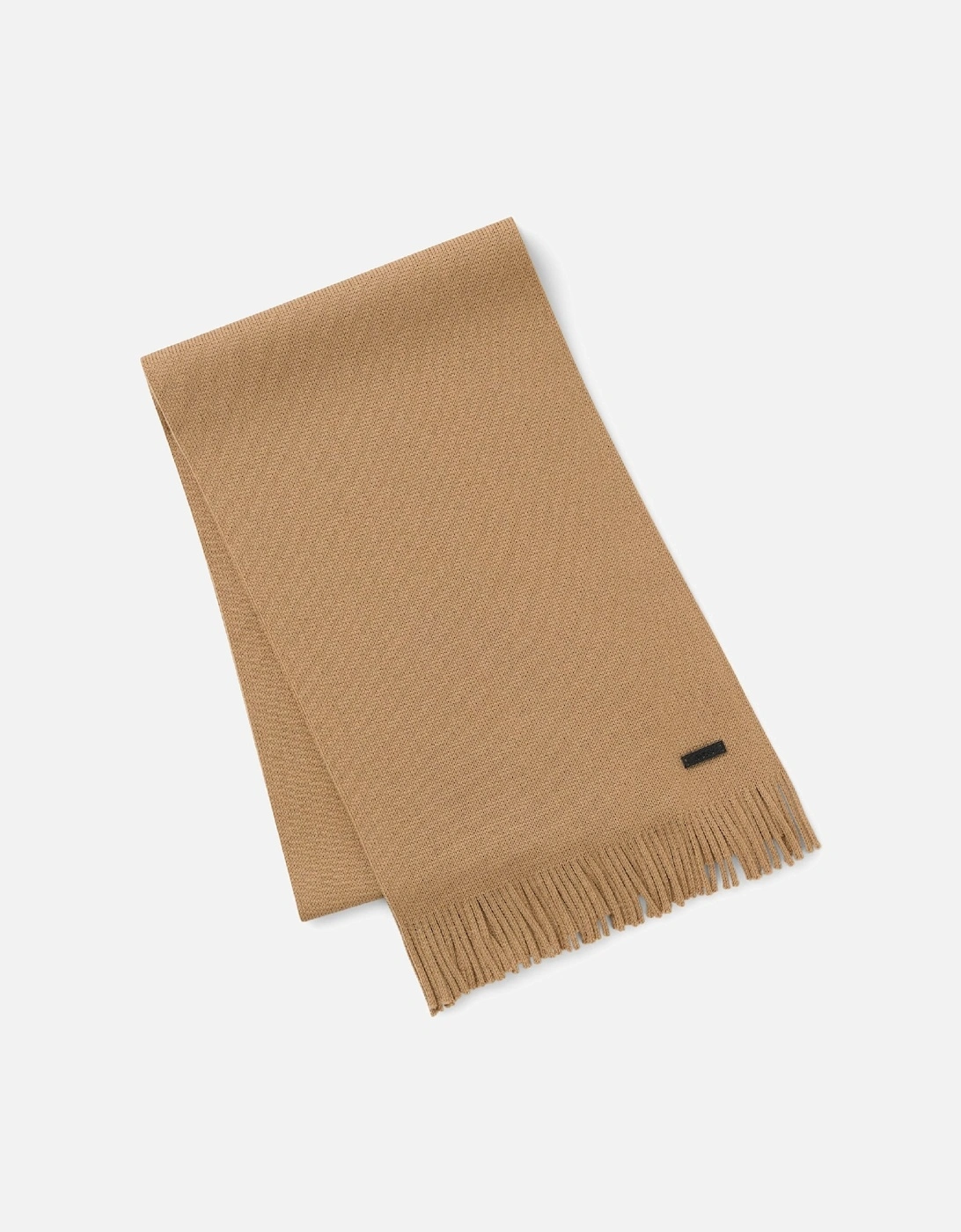 Albas Logo Plaque Scarf in Virgin Wool