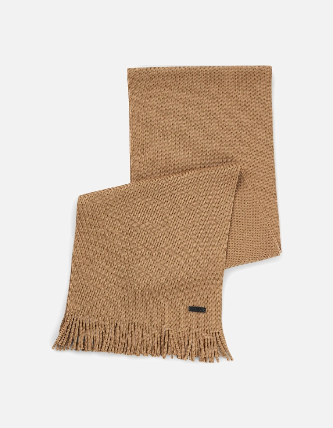 Albas Logo Plaque Scarf in Virgin Wool