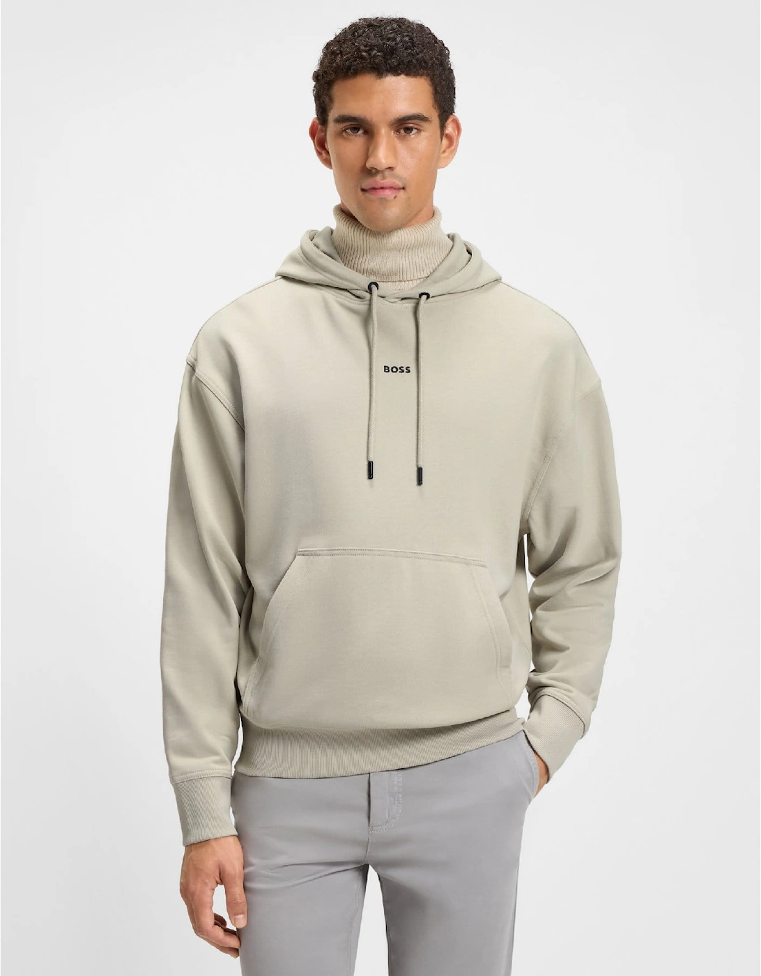 WeSmallHood Contrast Logo Hoodie