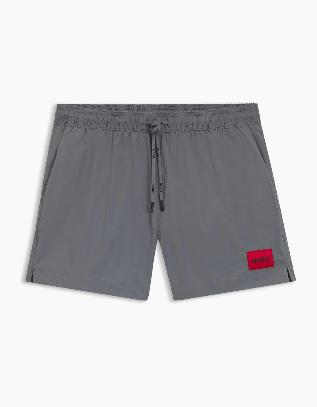 Hugo Boss Men's Grey Dominica Swim Shorts With Logo Label  35/34/32 L
