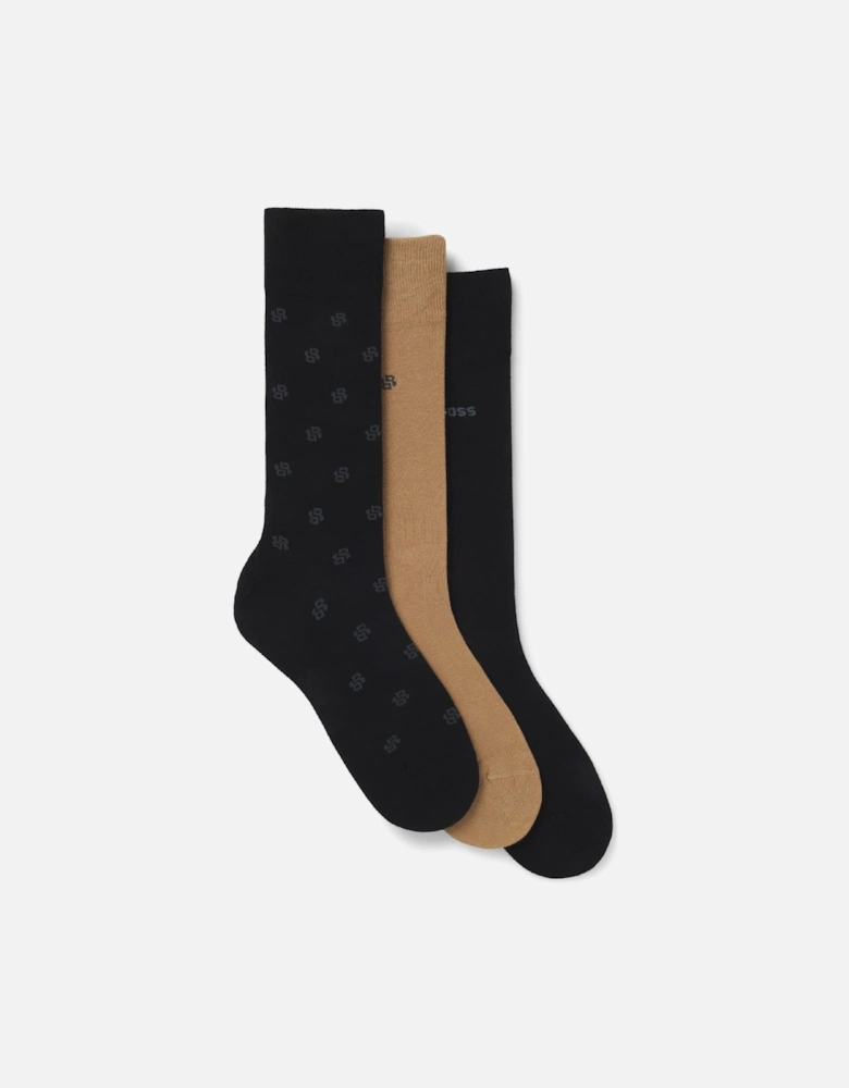 3 Pack of Regular Length Socks