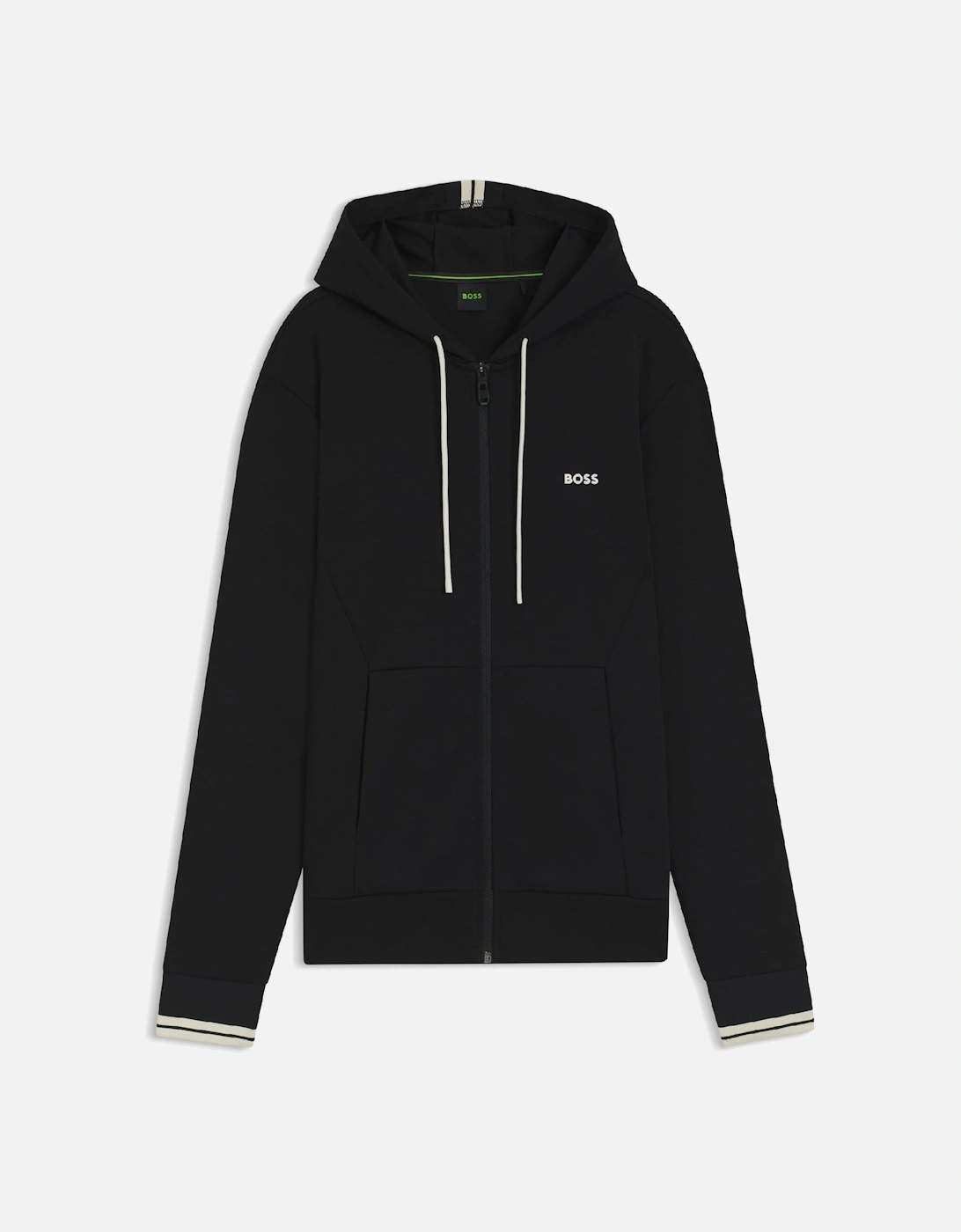 Zone Stripe Detail Zip Up Hoodie, 6 of 5