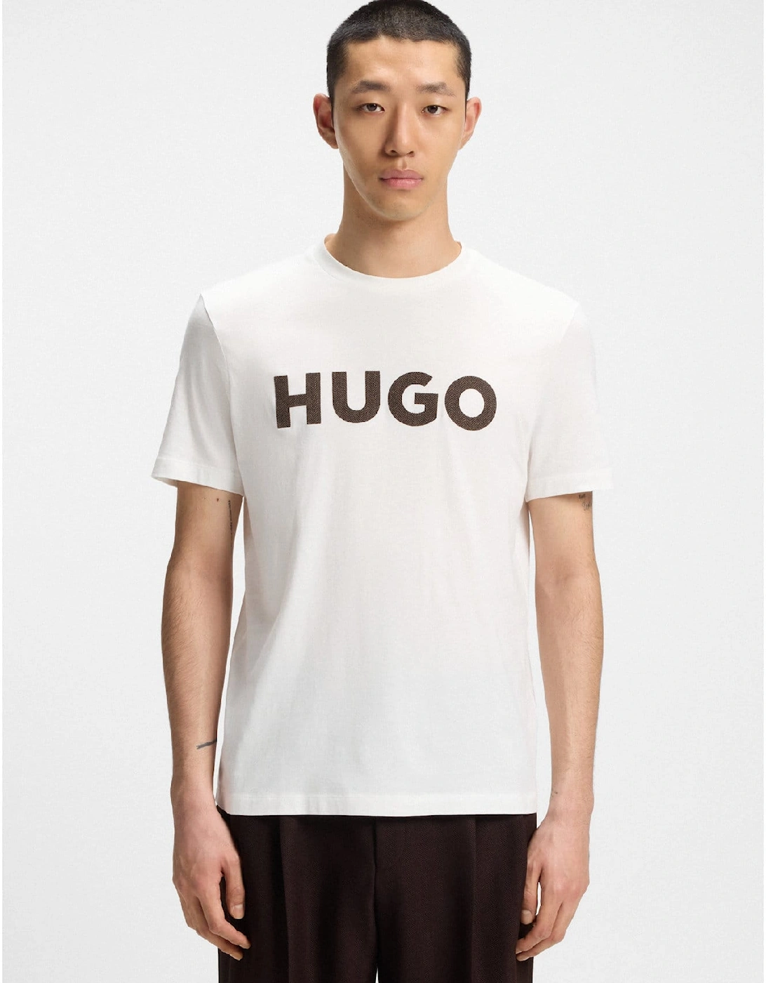 Dulivio Herringbone Logo T-Shirt
