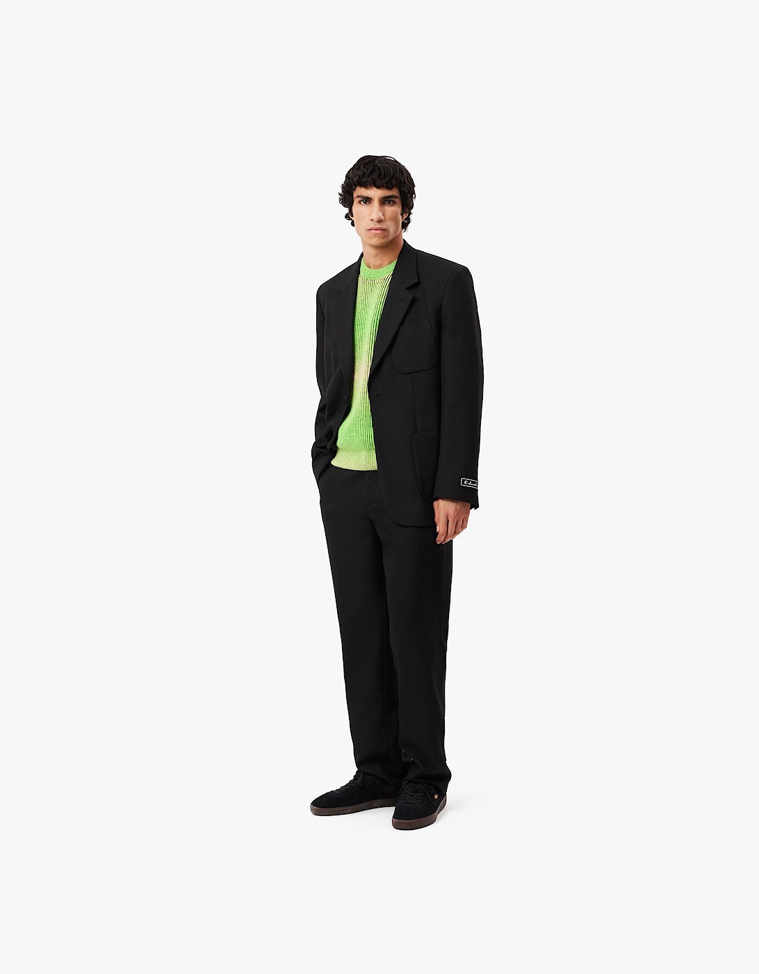 Relaxed Fit Ombre Crew Neck Sweater