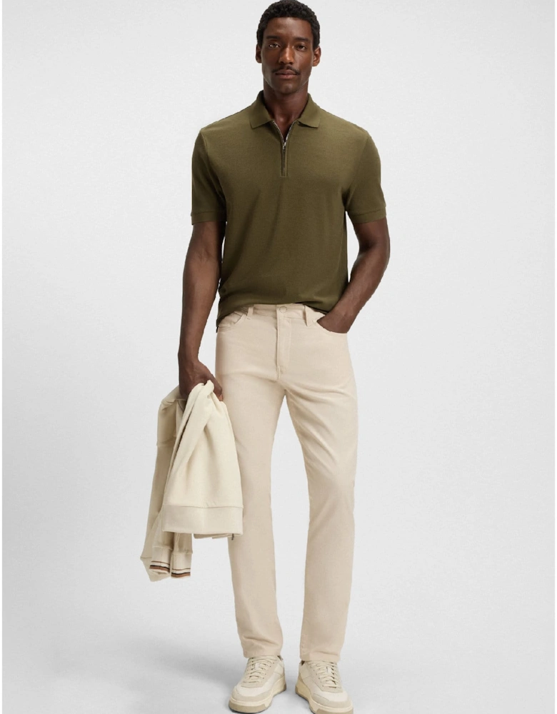 H-Paras 120 Zip-Neck Polo Shirt