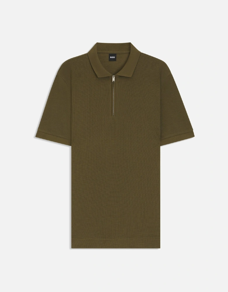 H-Paras 120 Zip-Neck Polo Shirt