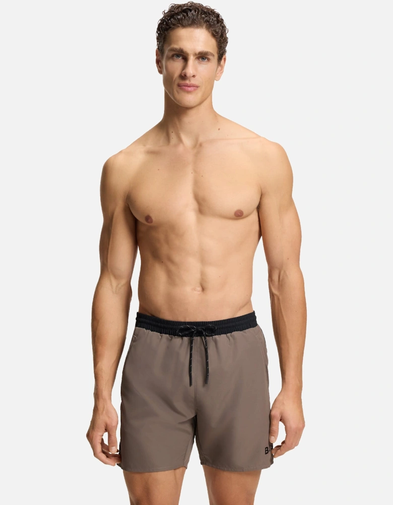 Starfish Logo Print Swim Shorts