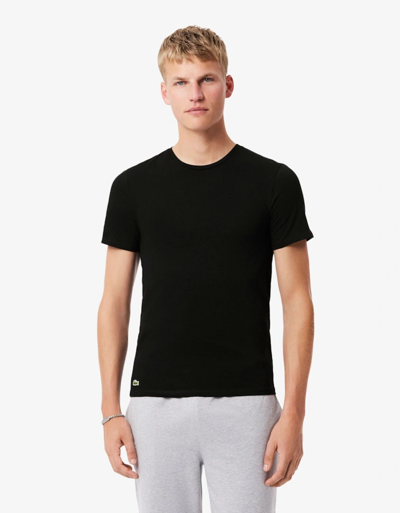 Mens 3-Pack Plain Mens T-Shirts - Black 031
