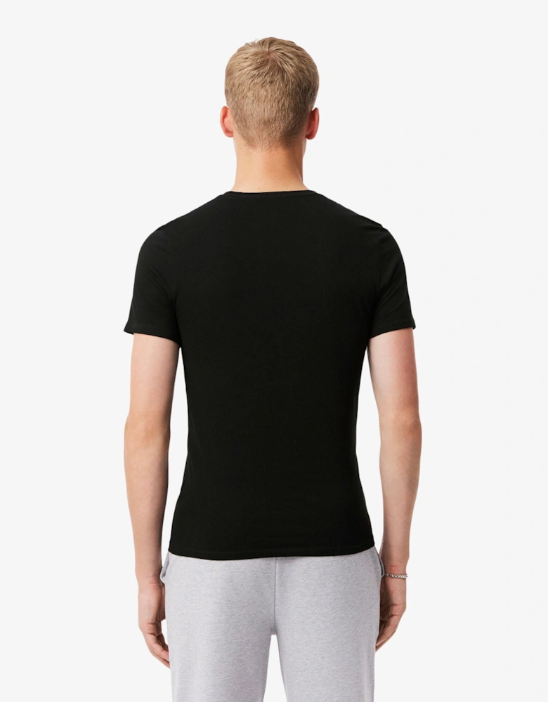 Mens 3-Pack Plain Mens T-Shirts - Black 031