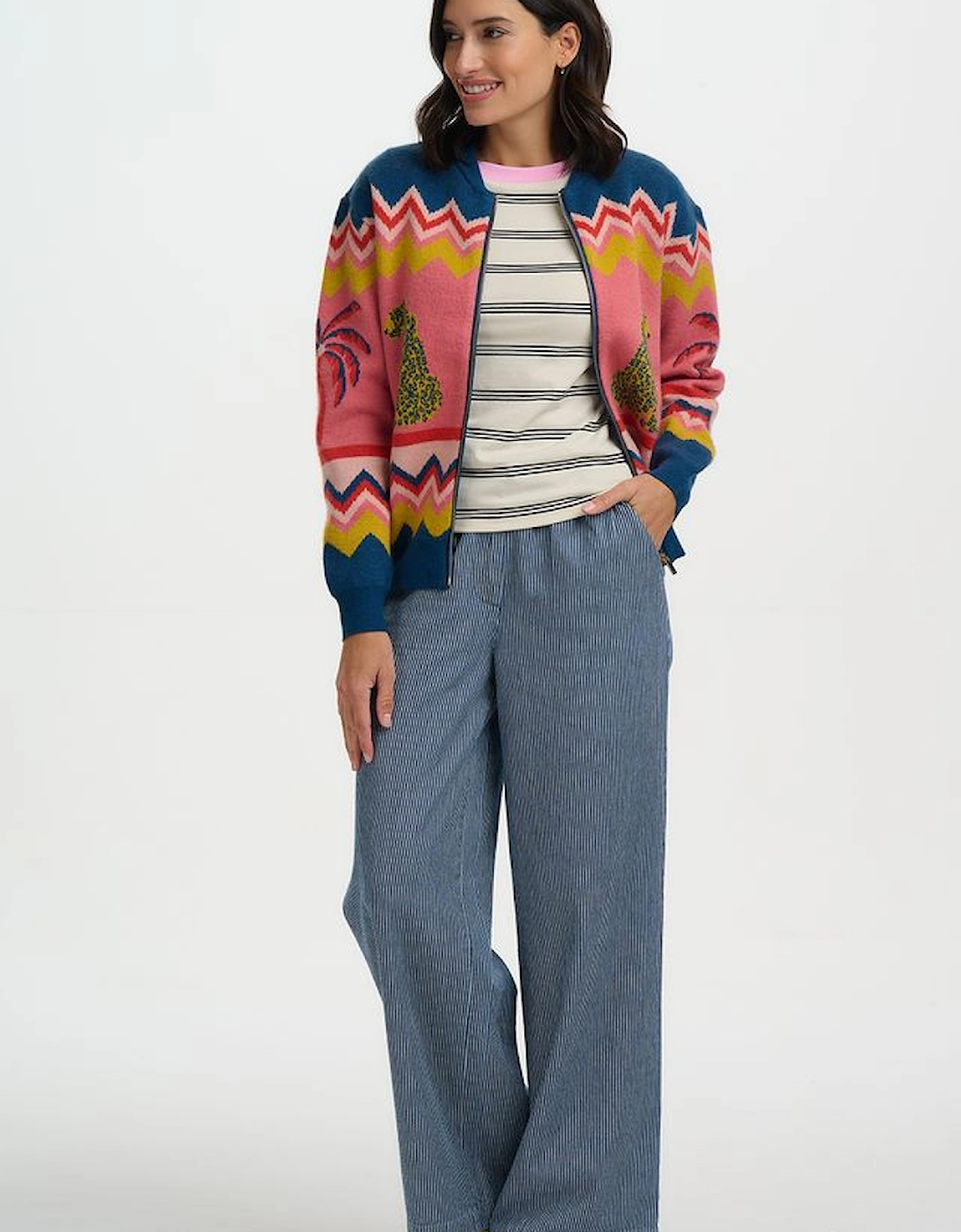 Solana printed bomber, 8 of 7