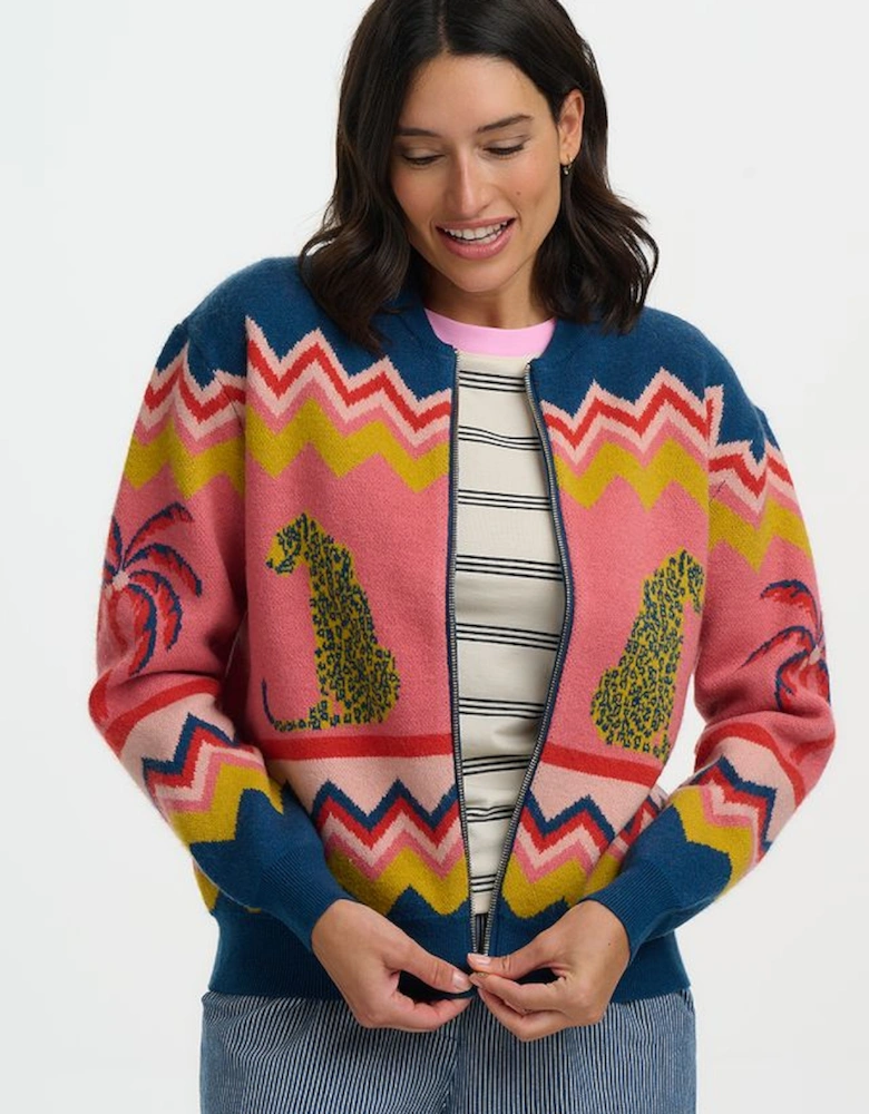 Solana printed bomber