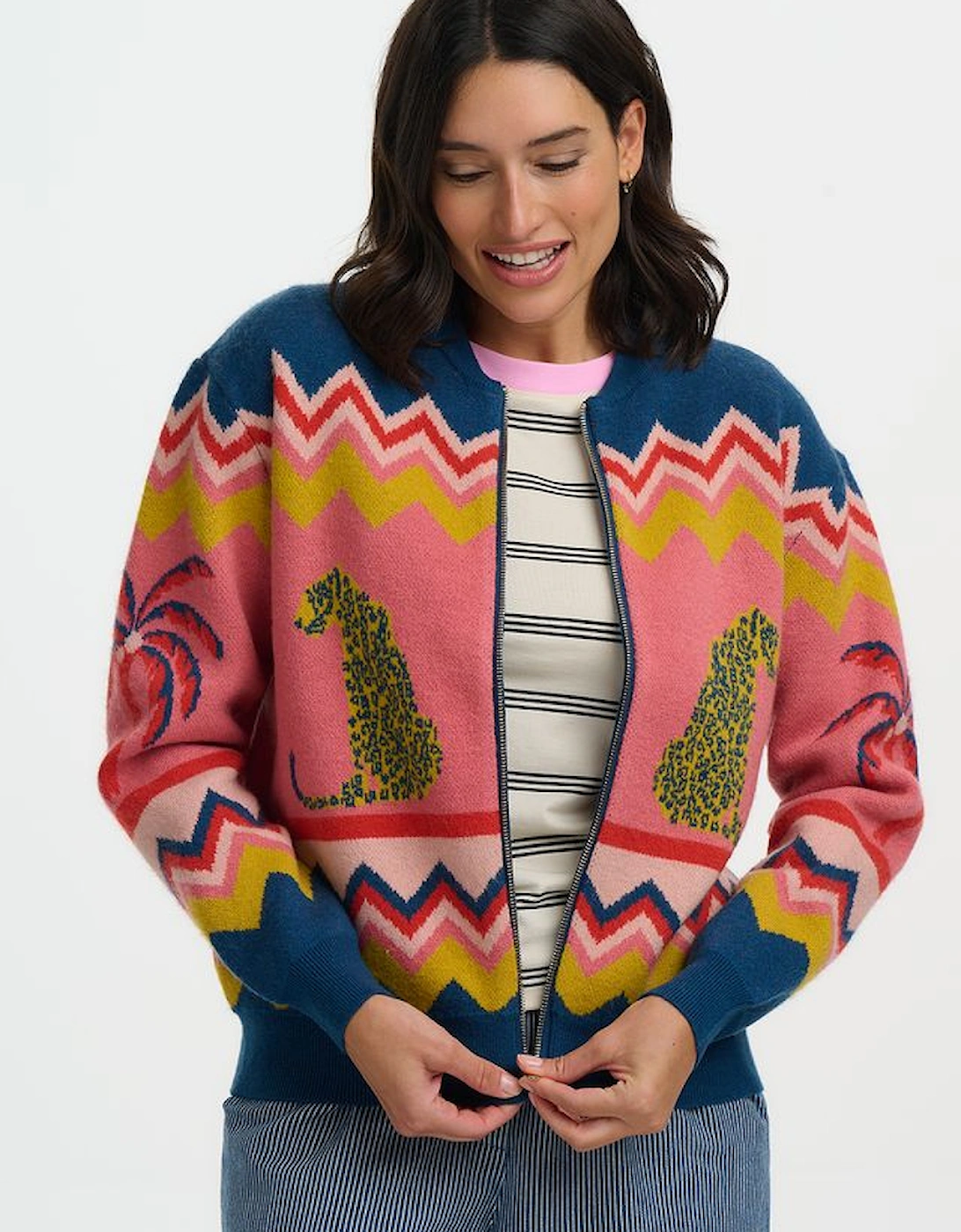 Solana printed bomber