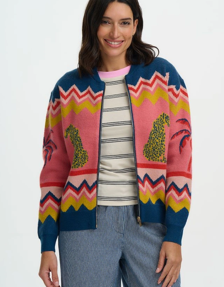 Solana printed bomber