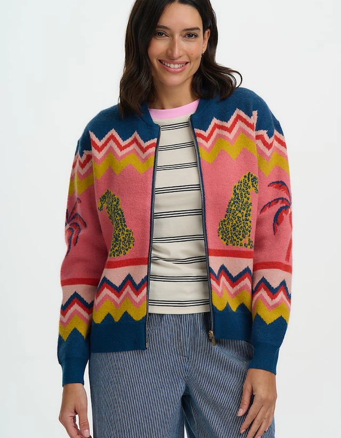 Solana printed bomber