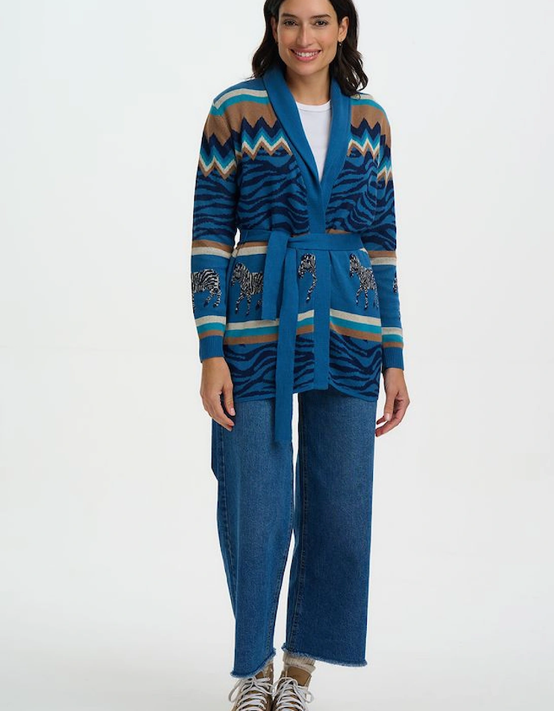 Saira belted cardigan