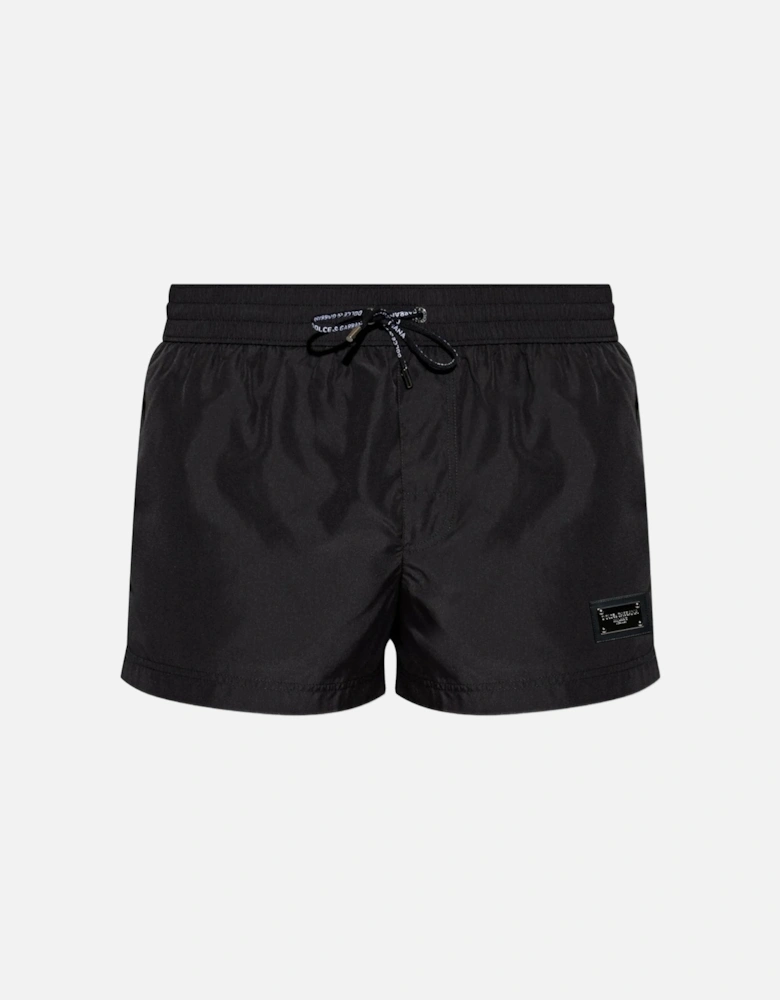 Plaque Swimshorts Black