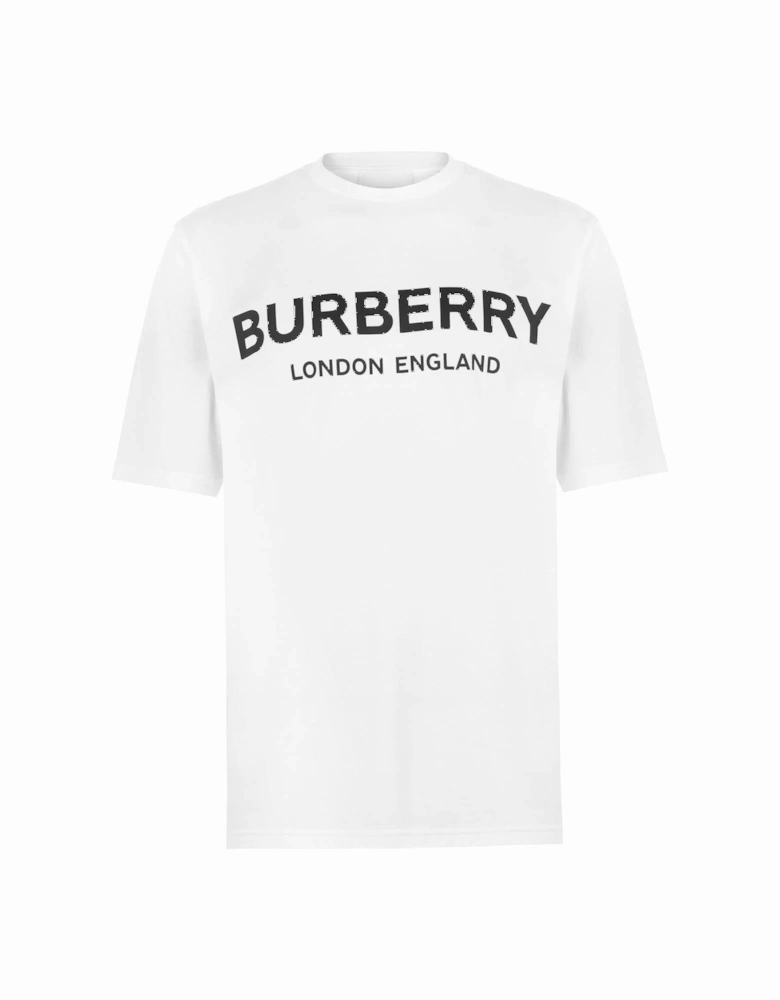 London Logo T Shirt White