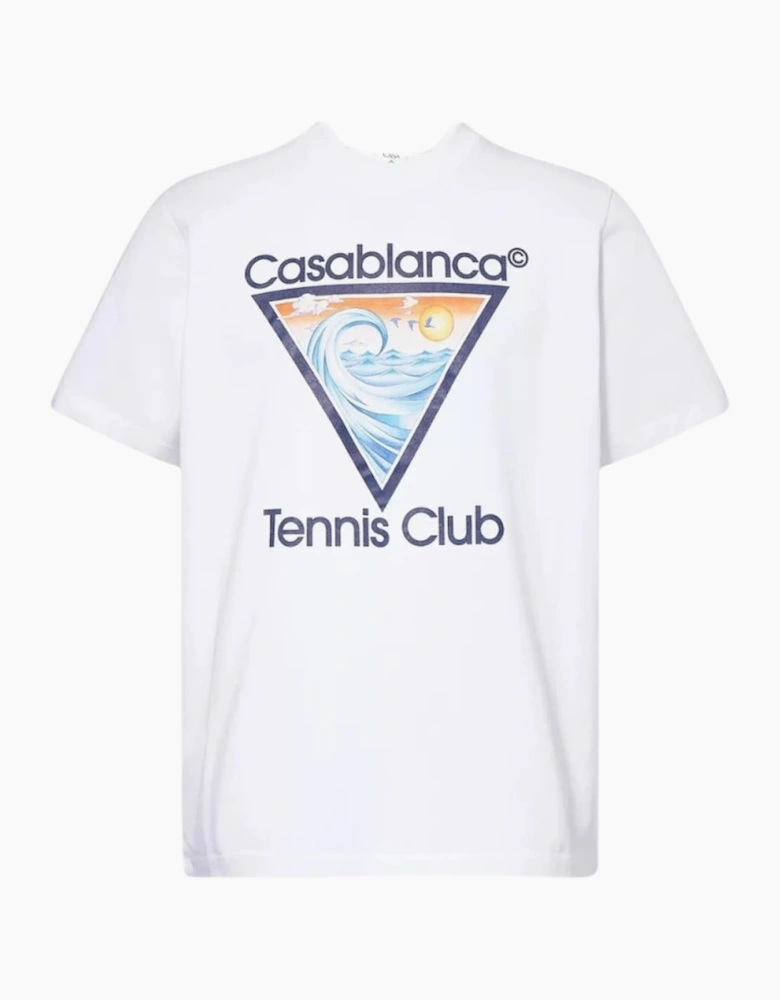 Wave Ex Beach Tennis Club Icon T-Shirt White