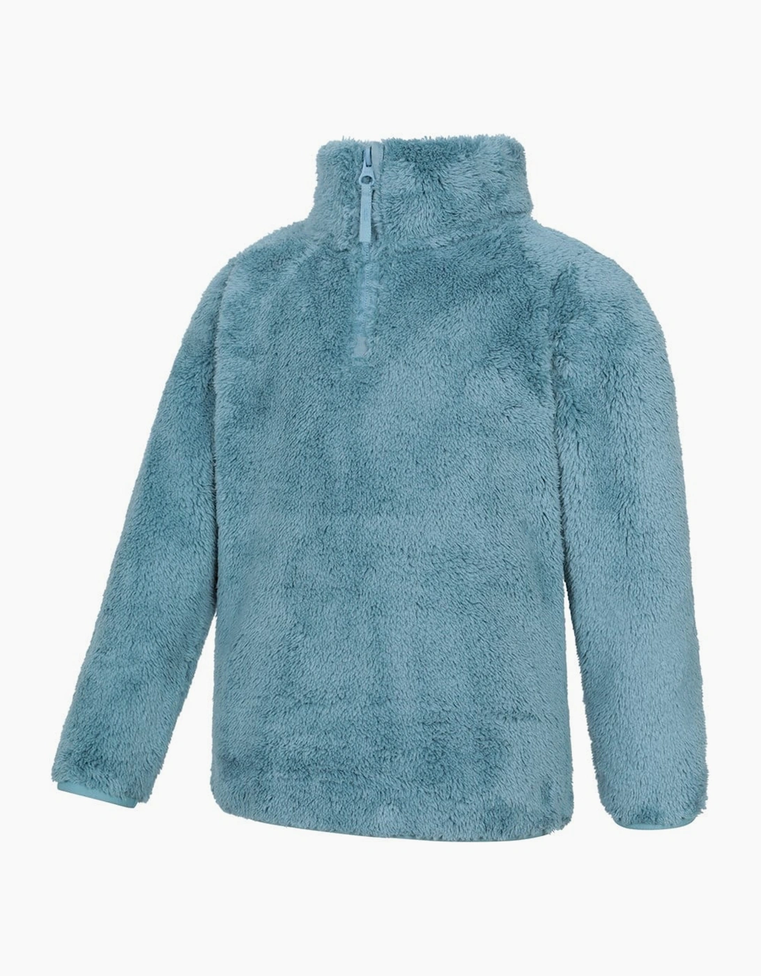 Childrens/Kids Teddy Half Zip Fleece Top