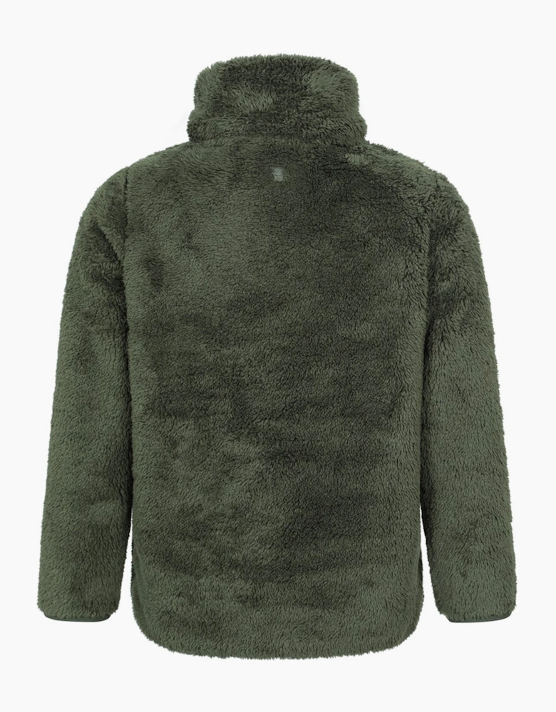 Childrens/Kids Teddy Half Zip Fleece Top