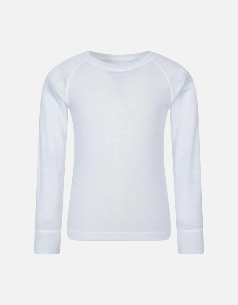 Childrens/Kids Merino II Round Neck Base Layer Top
