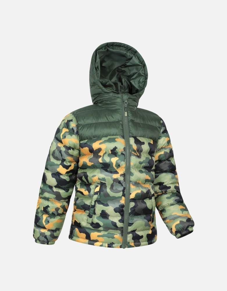 Childrens/Kids Seasons Watercolour Padded Jacket